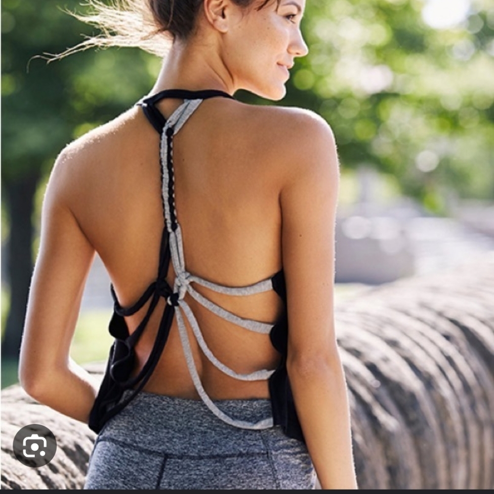 Free people slay tank - BNWT - open back braided